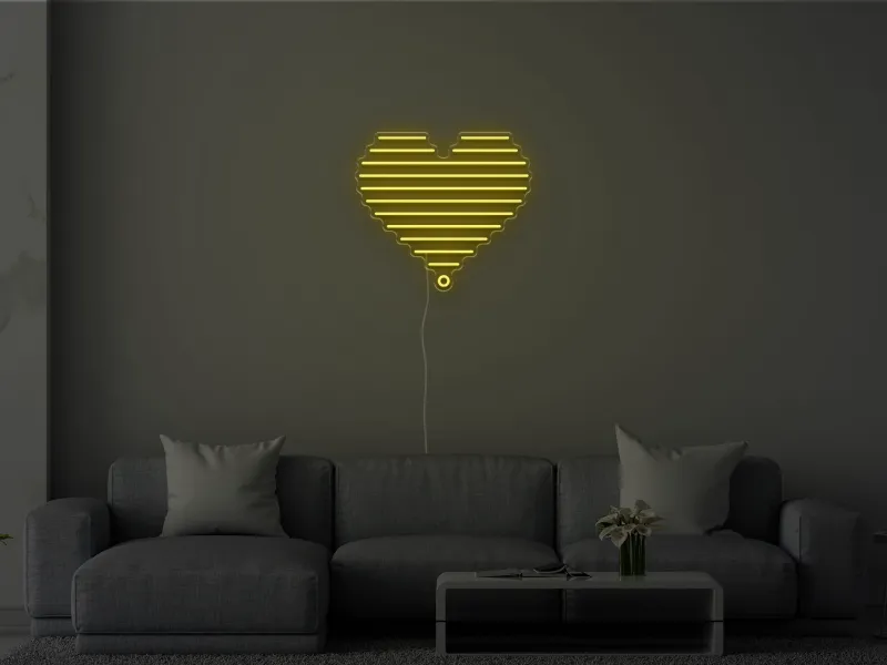 Geometric Passion - Insegna Neon LED