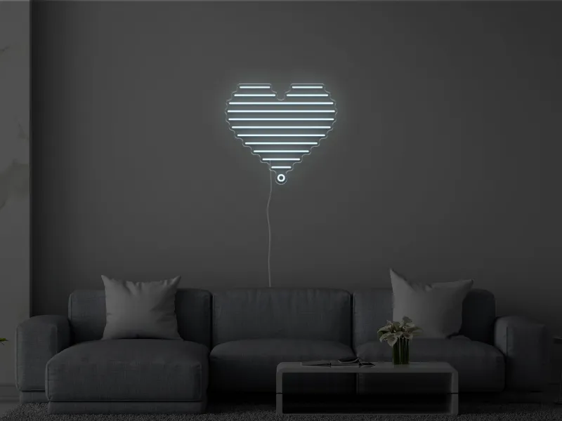 Geometric Passion - Insegna Neon LED