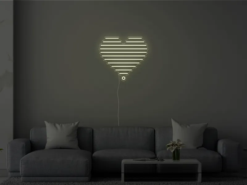 Geometric Passion - Insegna Neon LED