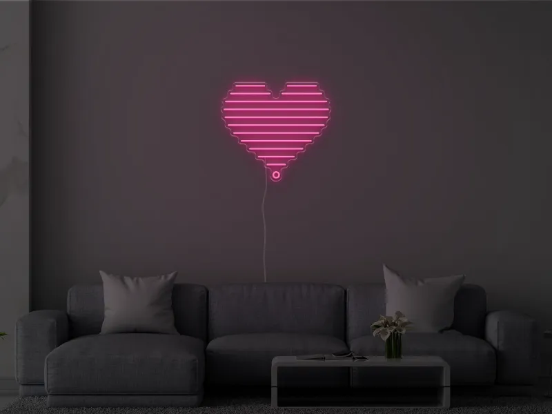Geometric Passion - Insegna Neon LED