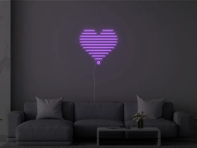 Geometric Passion - Insegna Neon LED