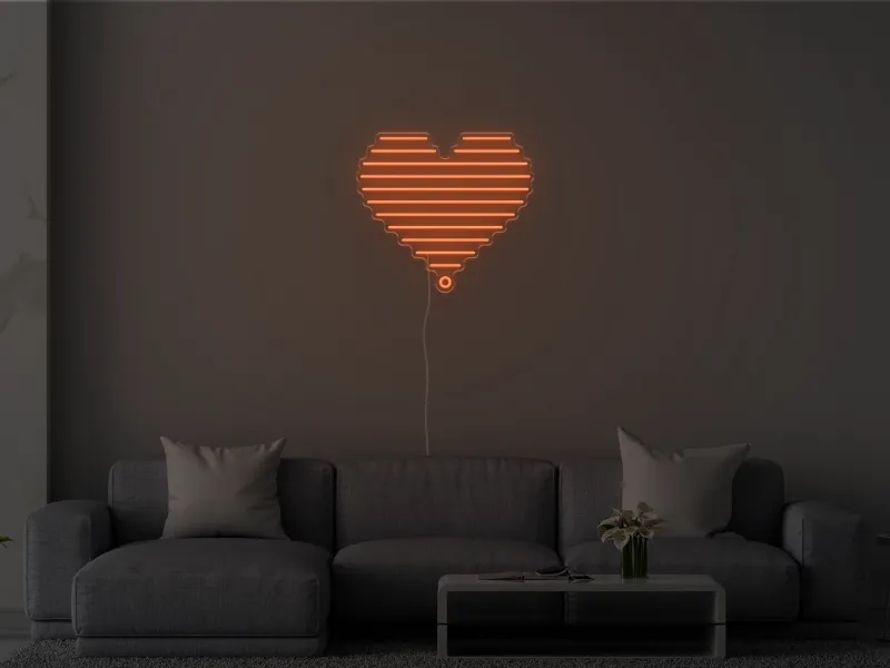 Geometric Passion - Insegna Neon LED