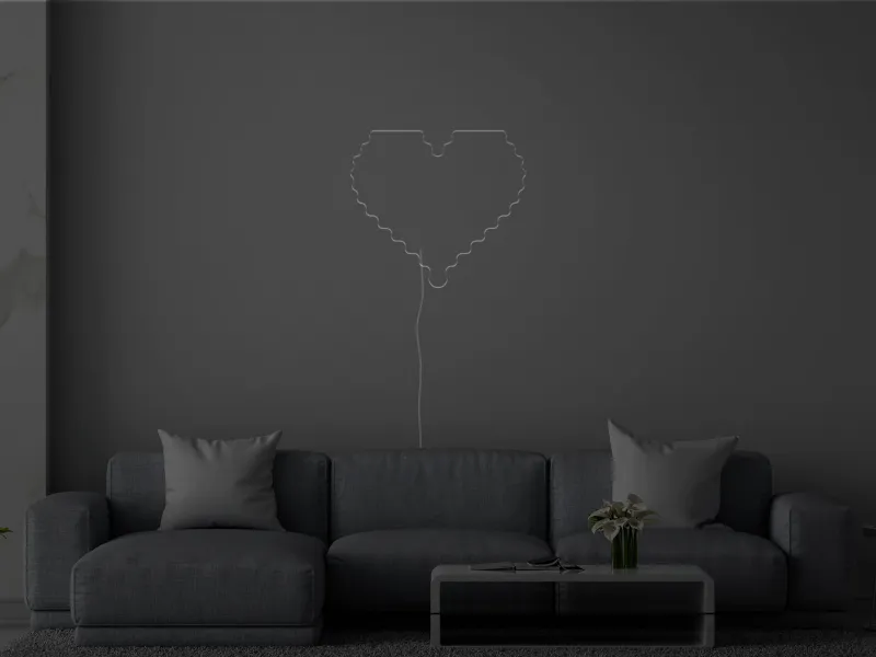 Geometric Passion - Insegna Neon LED