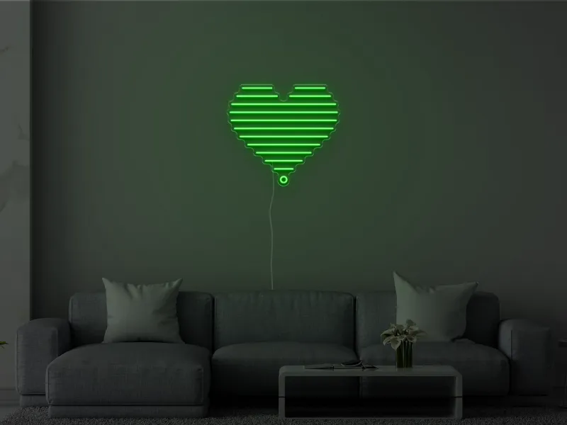 Geometric Passion - Insegna Neon LED
