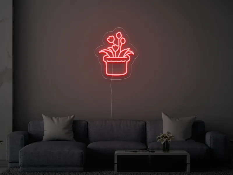 Potted Plants - Neon LED Sign
