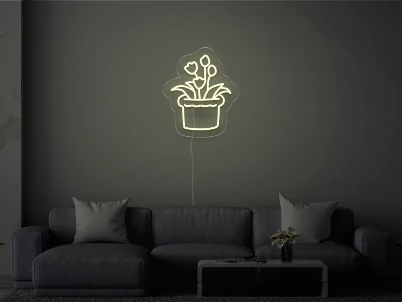 Potted Plants - Neon LED Sign