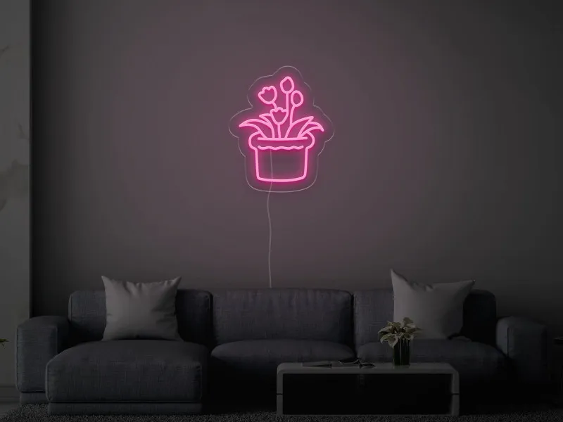 Potted Plants - Neon LED Sign