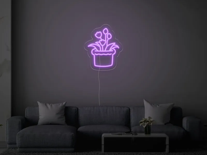 Potted Plants - Neon LED Sign