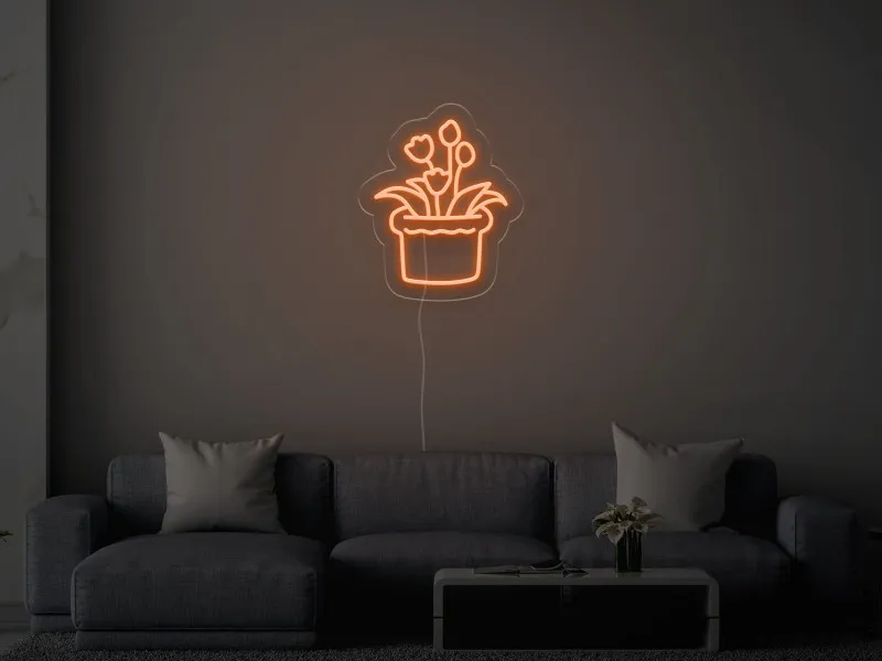 Potted Plants - Neon LED Sign