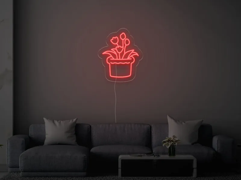 Potted Plants - Neon LED Sign