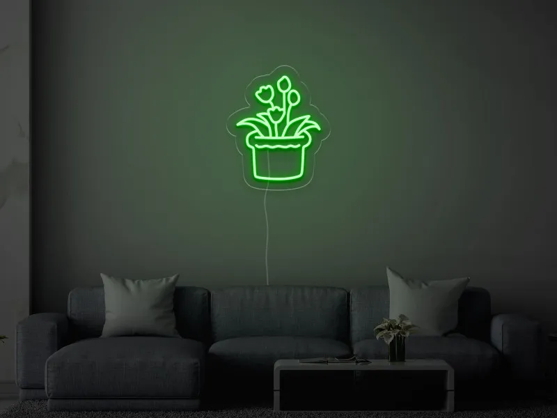 Potted Plants - Neon LED Sign
