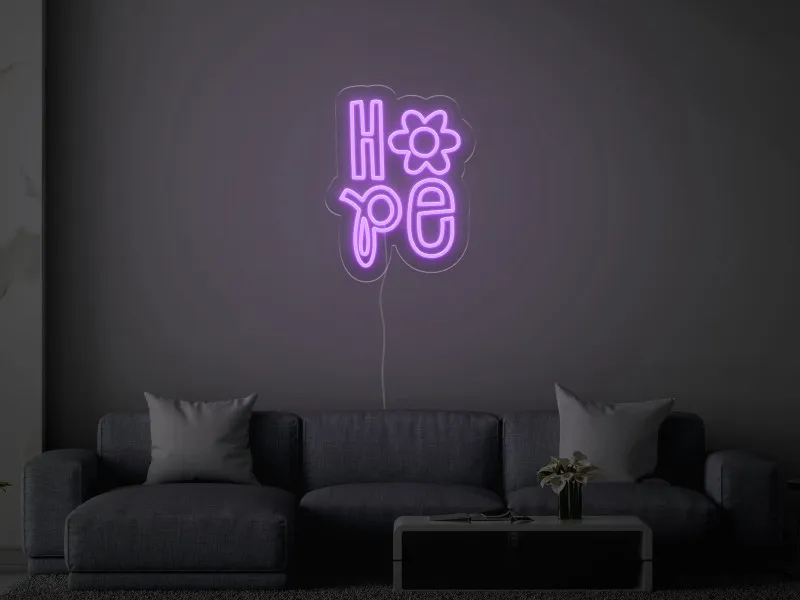 HOPE - Insegna Neon LED