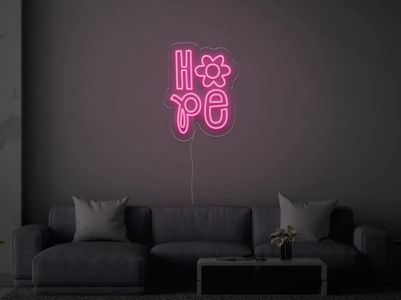 HOPE - Insegna Neon LED