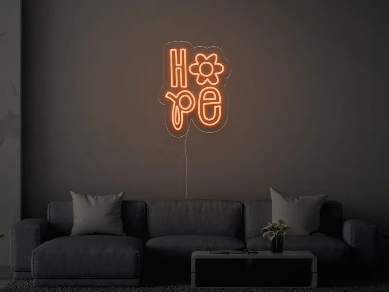 HOPE - Insegna Neon LED