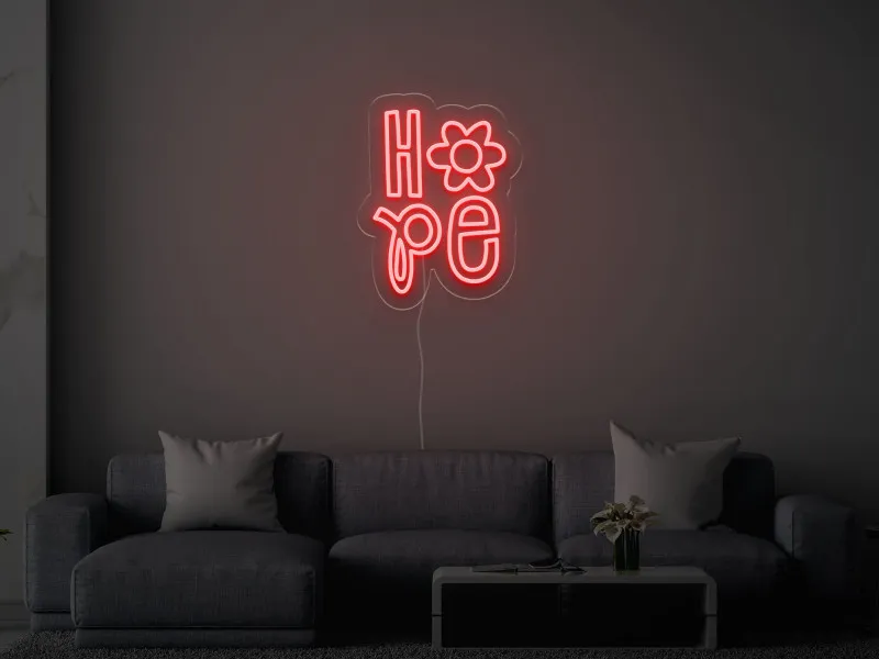 HOPE - Insegna Neon LED