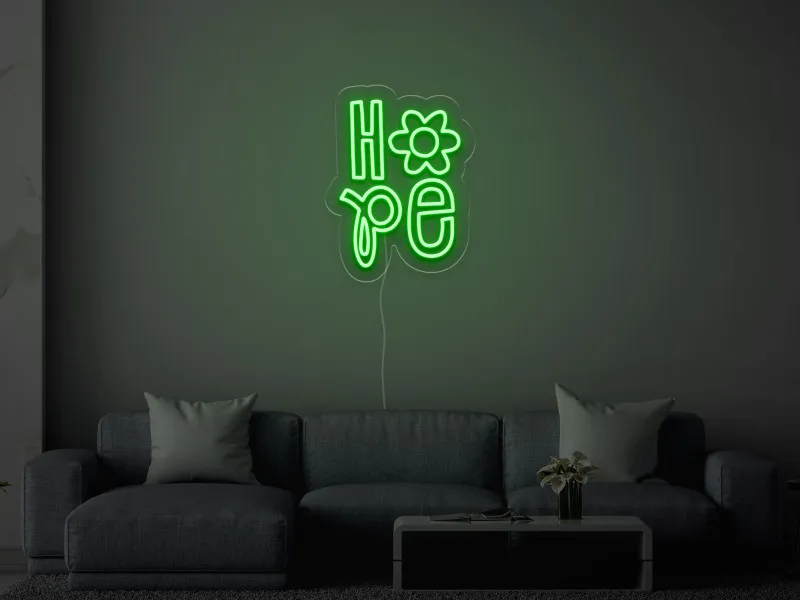 HOPE - Insegna Neon LED
