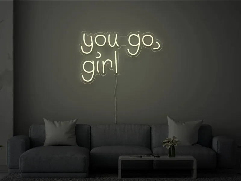 You go, girl - Insegna Neon LED