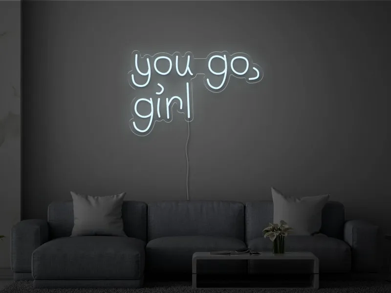 You go, girl - Insegna Neon LED
