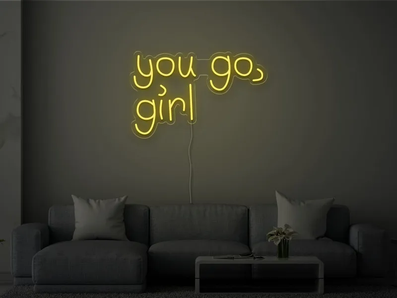 You go, girl - Insegna Neon LED