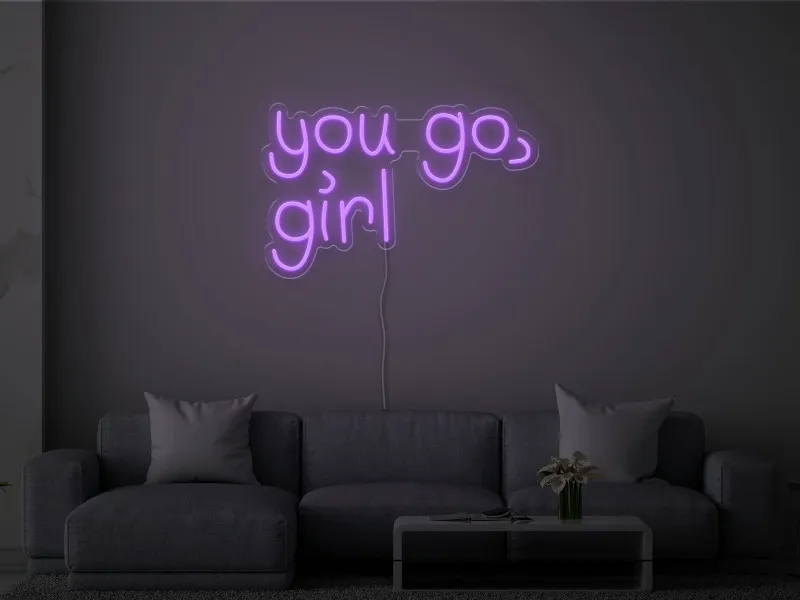 You go, girl - Insegna Neon LED