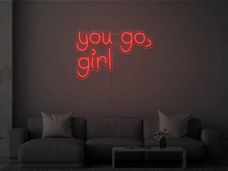 You go, girl - Insegna Neon LED