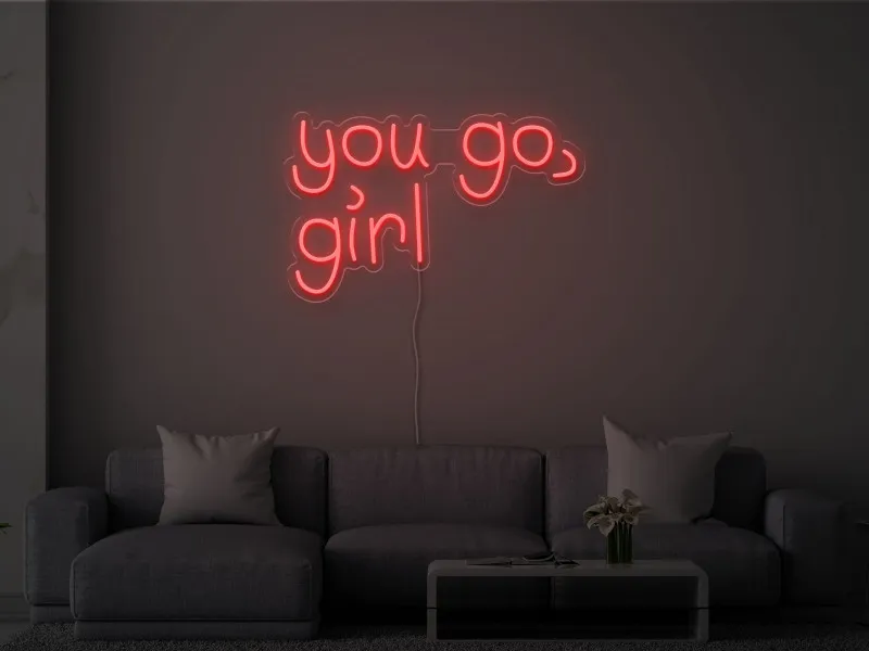 You go, girl - Insegna Neon LED