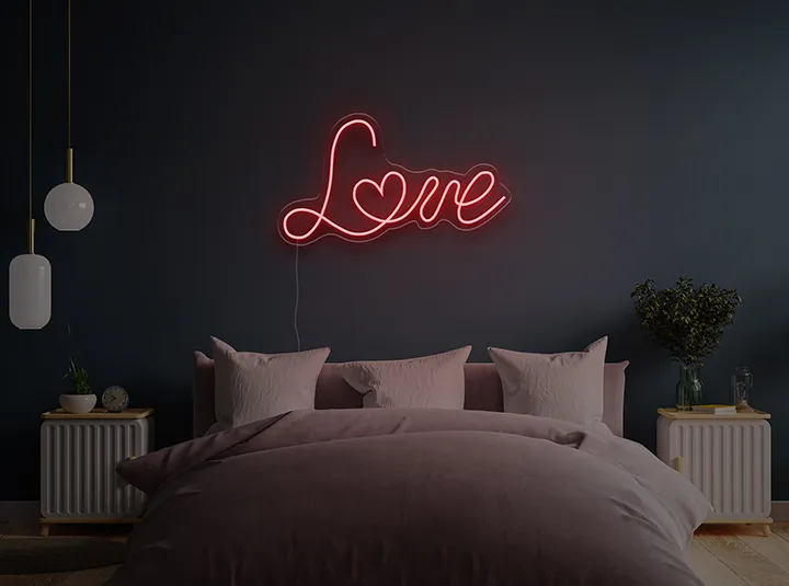 Love - Insegne al neon a LED