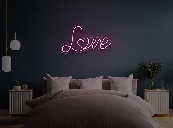 Love - Insegne al neon a LED