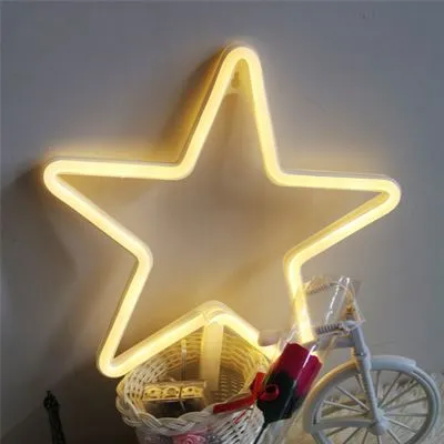 Decorative Star Lamp, Warm Light, with Batteries