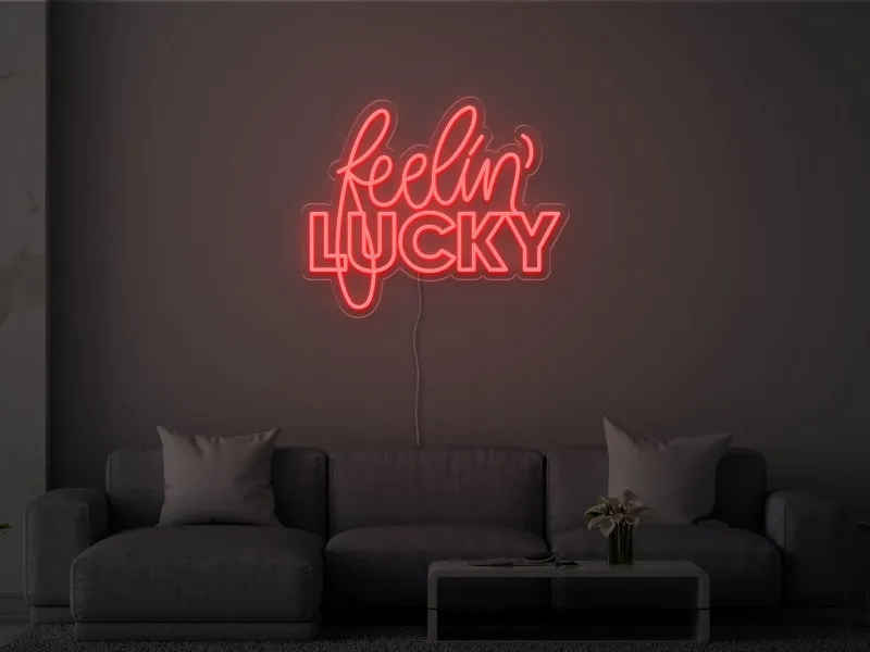 Feelin' Lucky - Insegna Neon LED