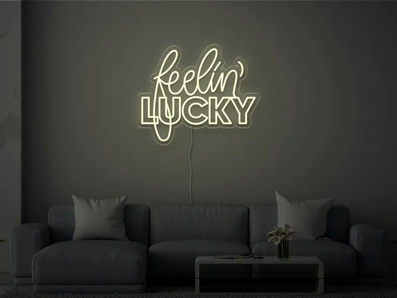 Feelin' Lucky - Insegna Neon LED