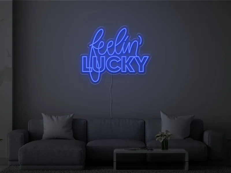 Feelin' Lucky - Insegna Neon LED
