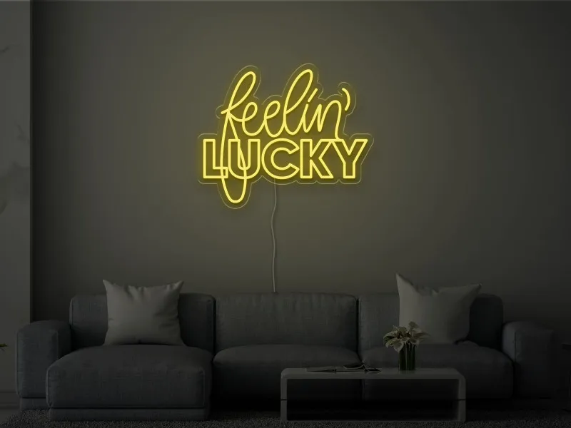 Feelin' Lucky - Insegna Neon LED