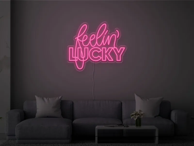 Feelin' Lucky - Insegna Neon LED