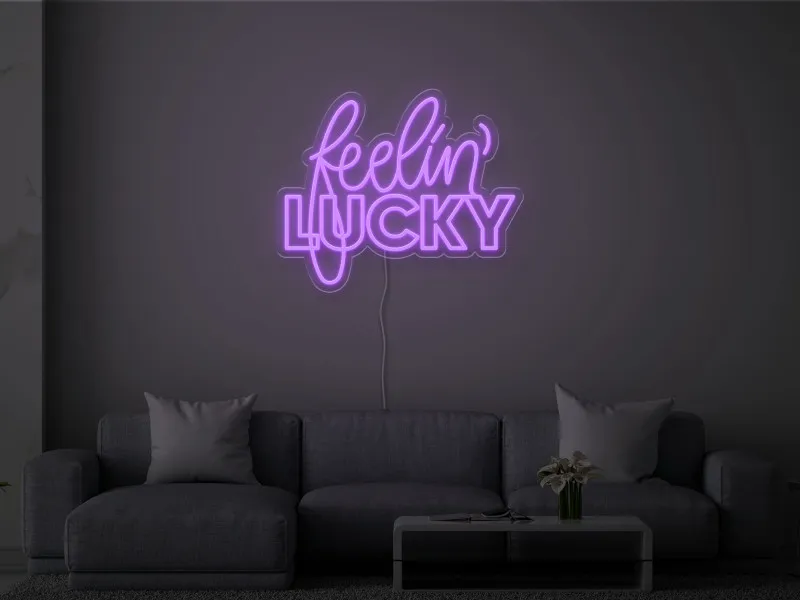 Feelin' Lucky - Insegna Neon LED