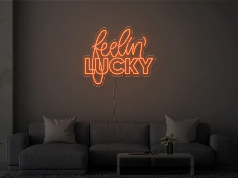 Feelin' Lucky - Insegna Neon LED