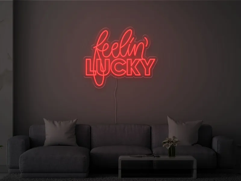 Feelin' Lucky - Insegna Neon LED
