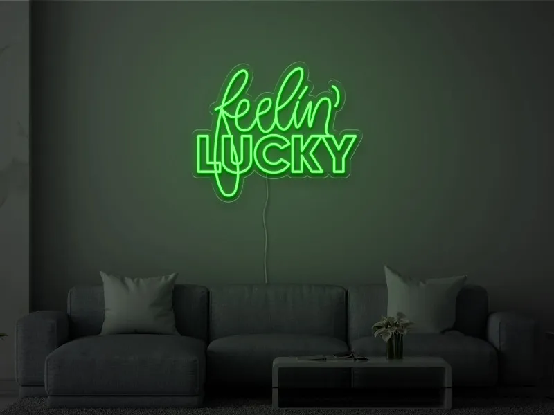 Feelin' Lucky - Insegna Neon LED