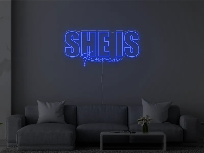 She is Fierce - Insegna Neon LED
