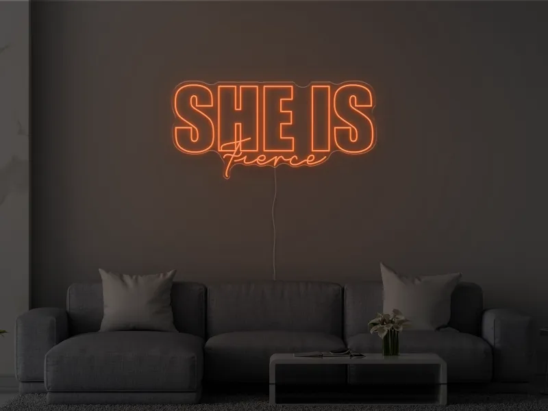 She is Fierce - Insegna Neon LED