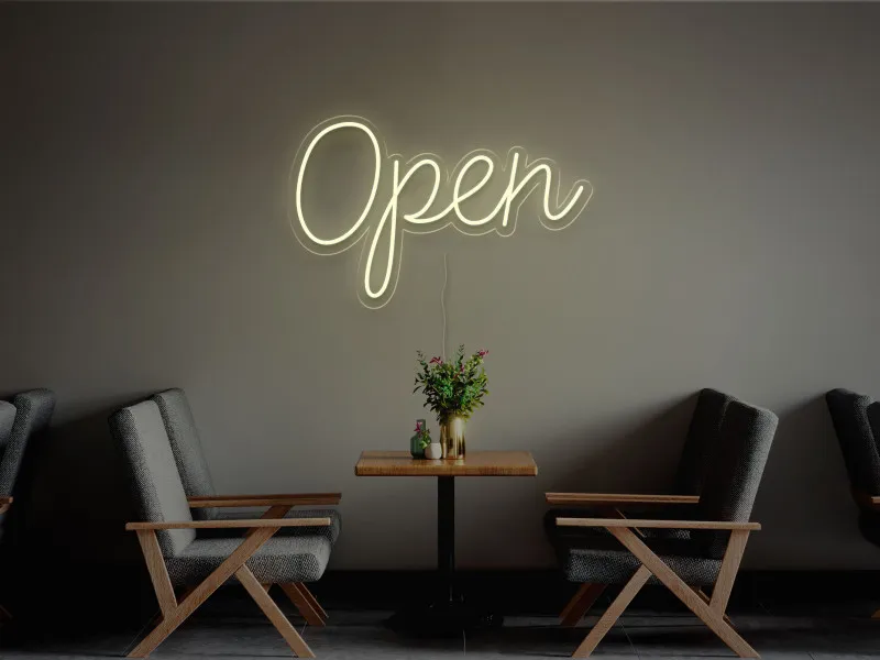 Open - Insegna Neon LED