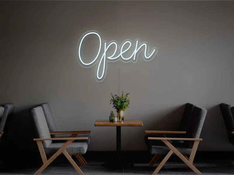 Open - Insegna Neon LED