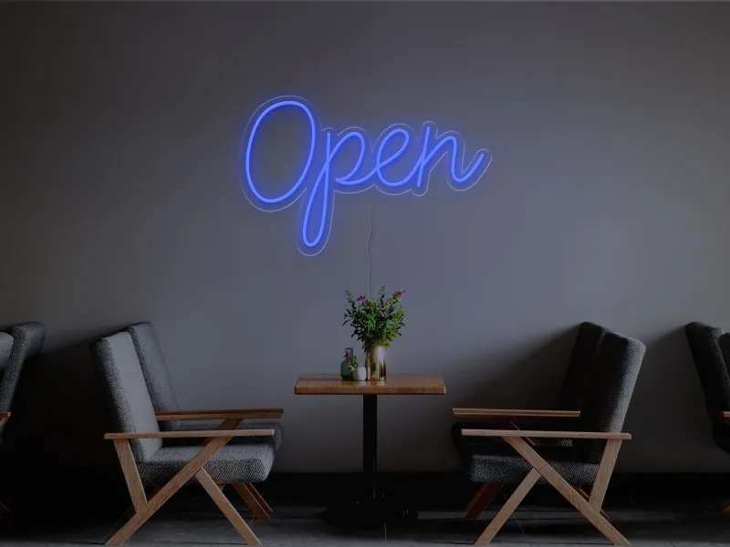 Open - Insegna Neon LED