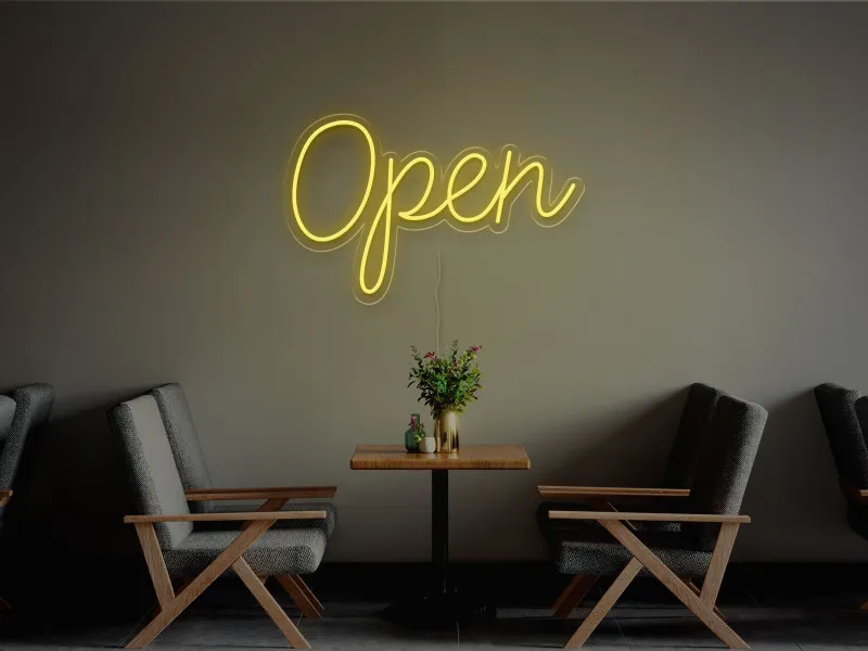 Open - Insegna Neon LED