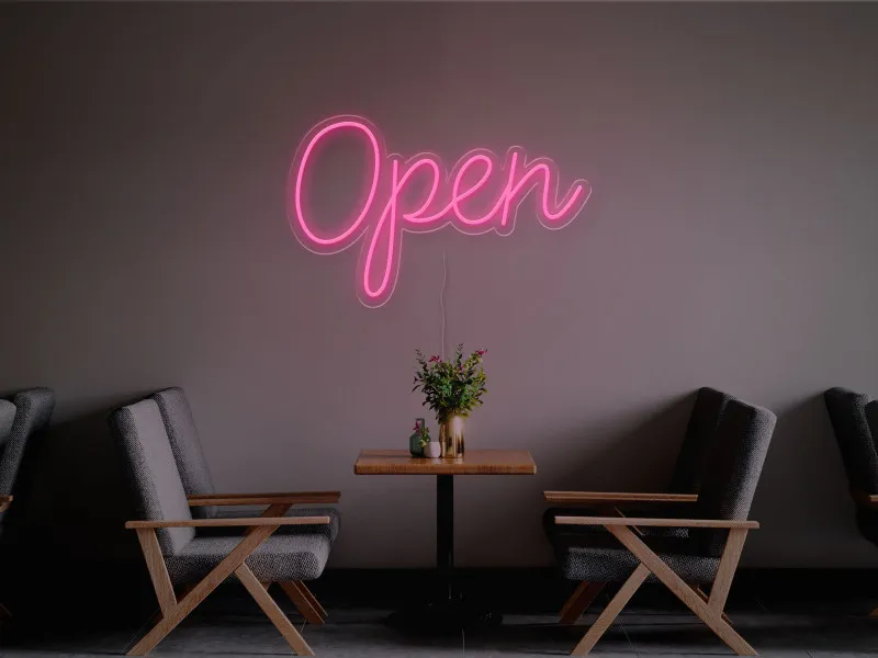 Open - Insegna Neon LED