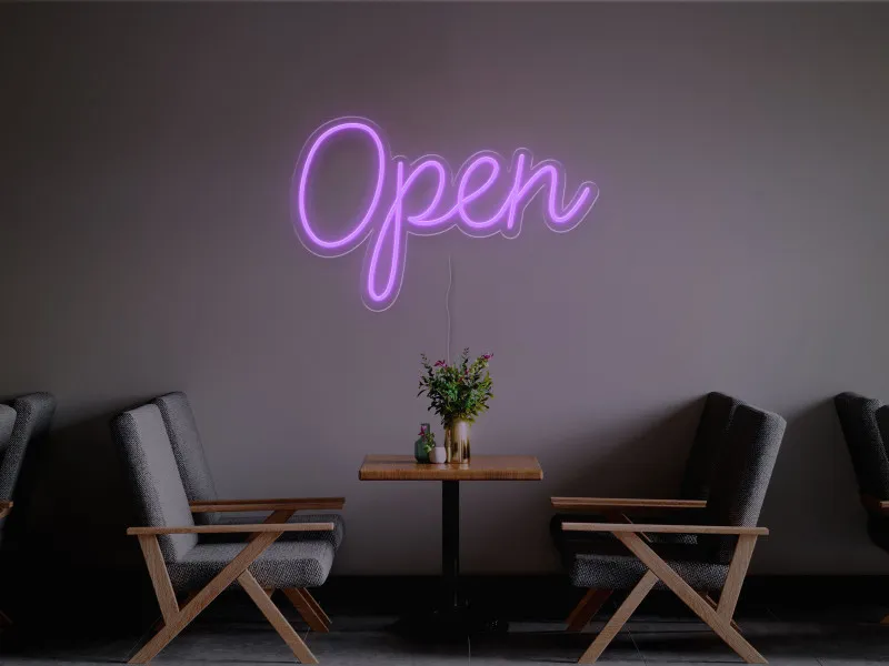 Open - Insegna Neon LED