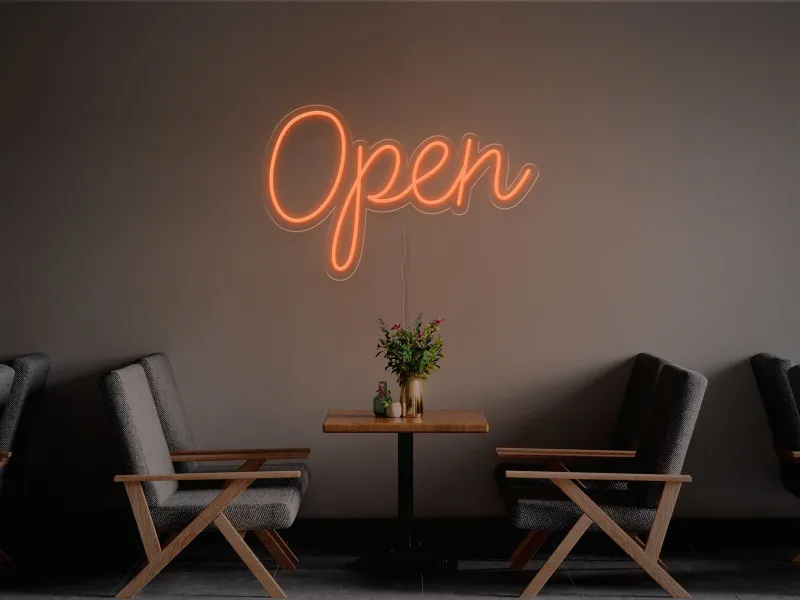 Open - Insegna Neon LED