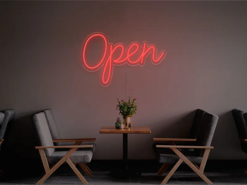 Open - Insegna Neon LED