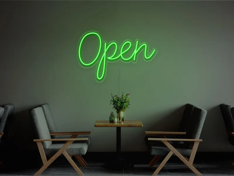 Open - Insegna Neon LED