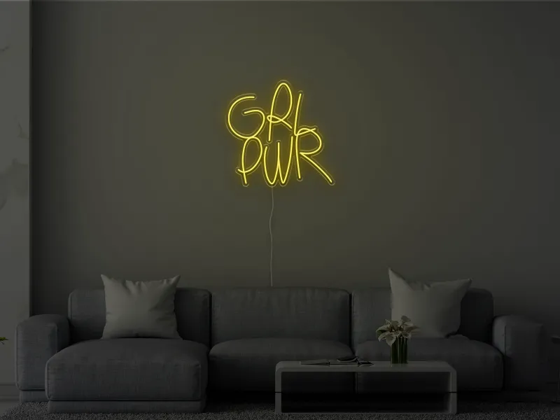 GRL PWR - Insegna Neon LED